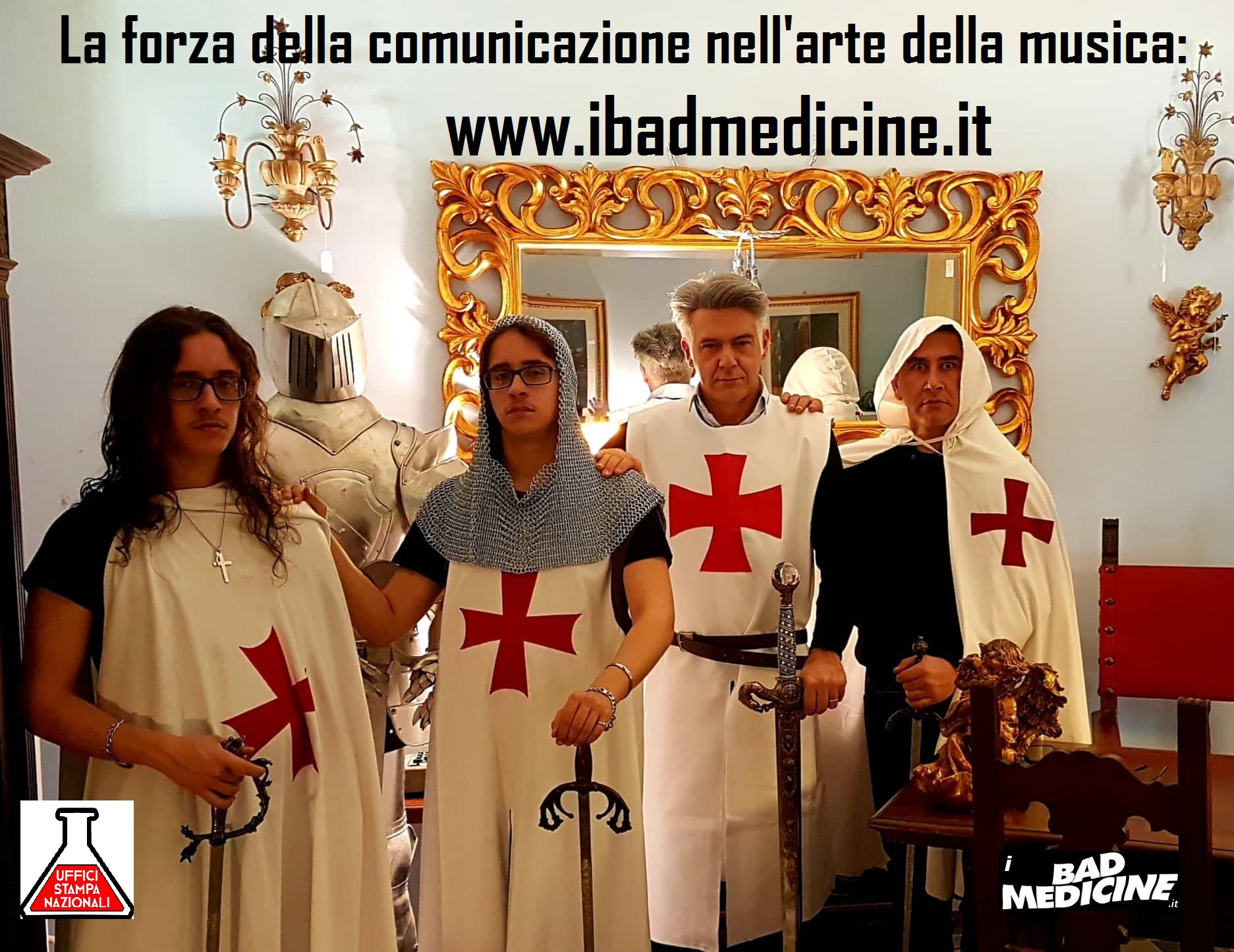 Musica rock e comunicazione: i Bad Medicine verso Sanremo approdano sul web con il nuovo portale “www.ibadmedicine.it”